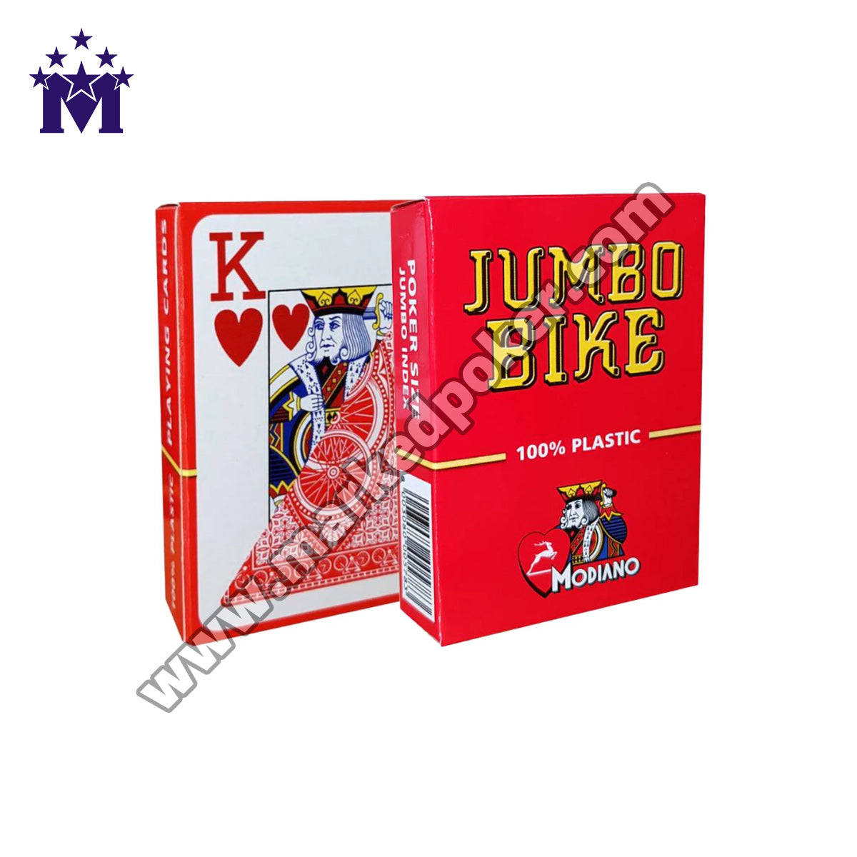 Modiano Jumbo Bike Marked Playing Cards For Invisible Ink Contact Lenses