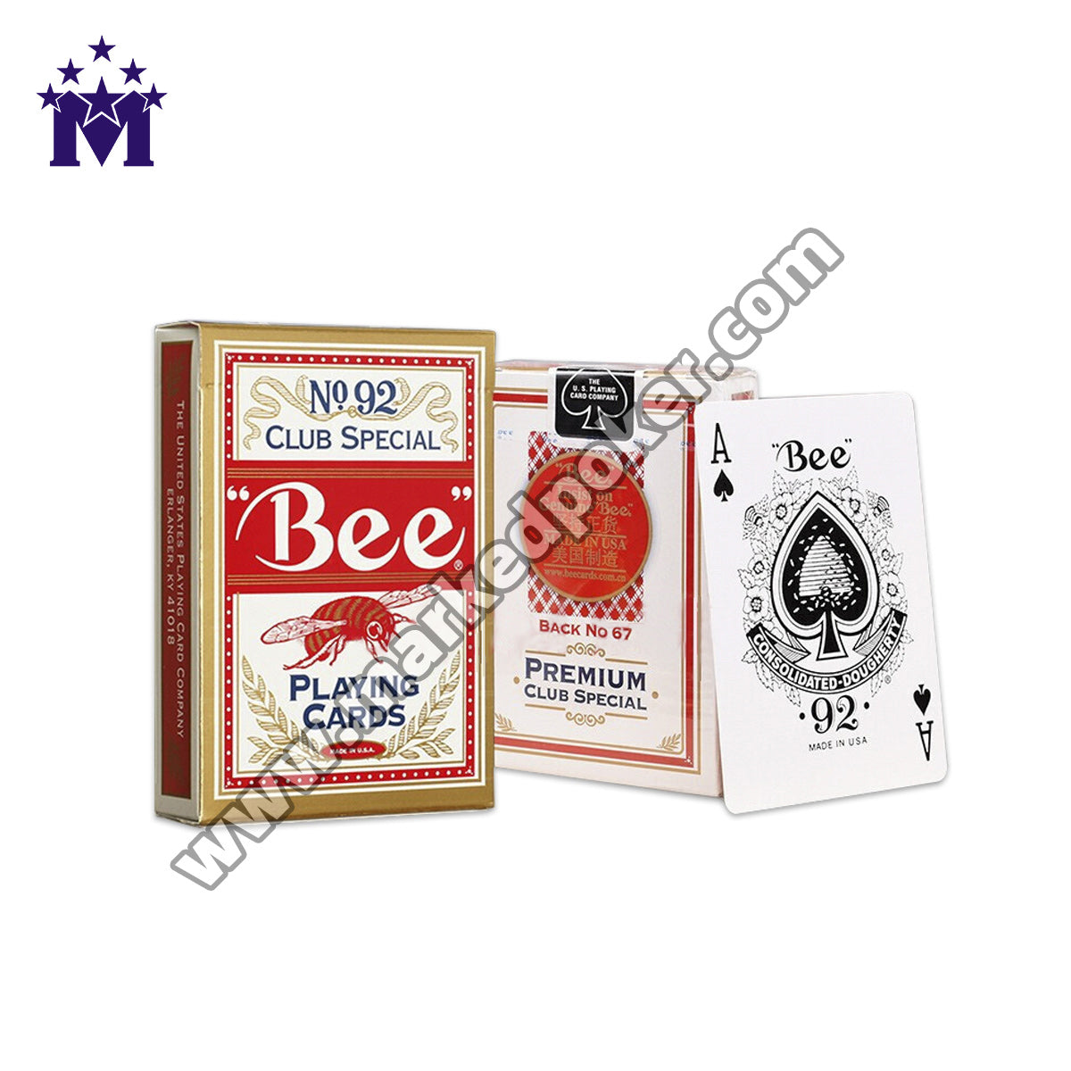 Makers Bee No.92 Barcode Marked playing Cards