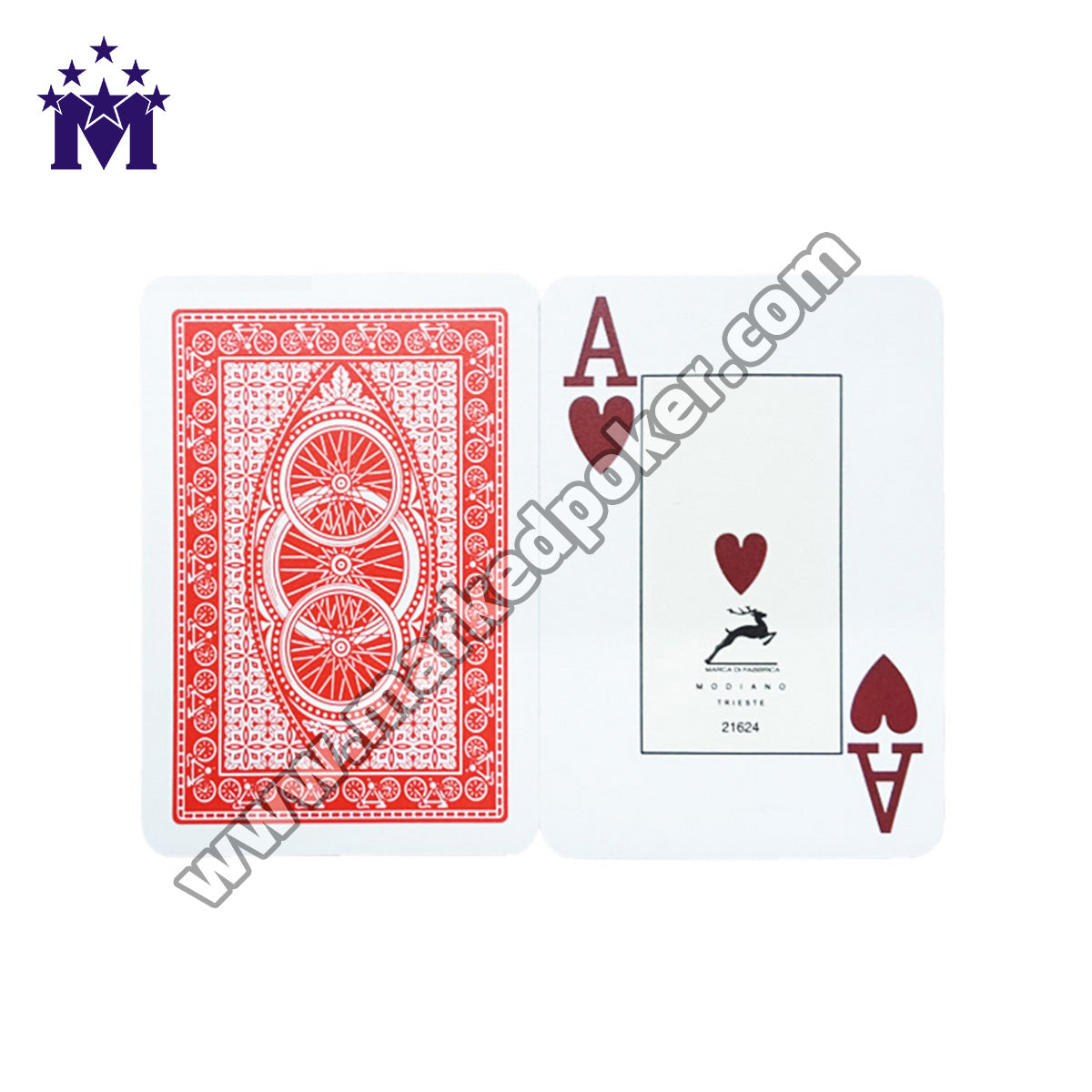 Modiano Jumbo Bike Barcode Marked Playing Cards