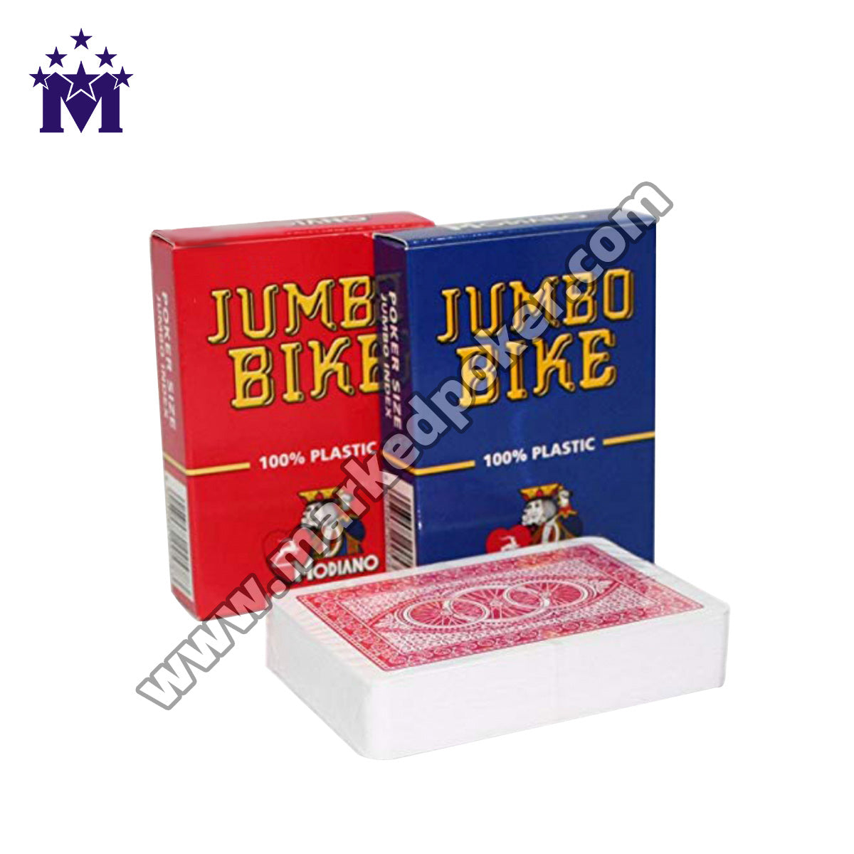 Modiano Jumbo Bike Barcode Marked Playing Cards