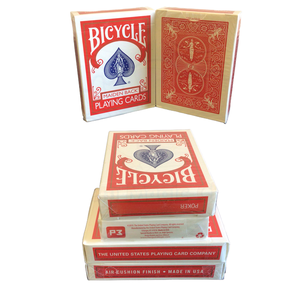 Bicycle Maiden Back Barcode Marked Cards for Poker Analyzer Online