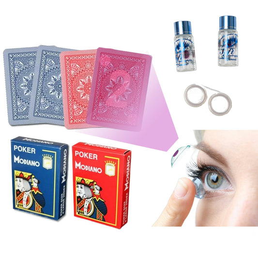 Luminous ink Modiano Cristallo Contact Lenses Marked Cards