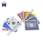 YM-PC02 Red And Blue Double Color PVC Waterproof Texas Holdem Poker Table Game Cards