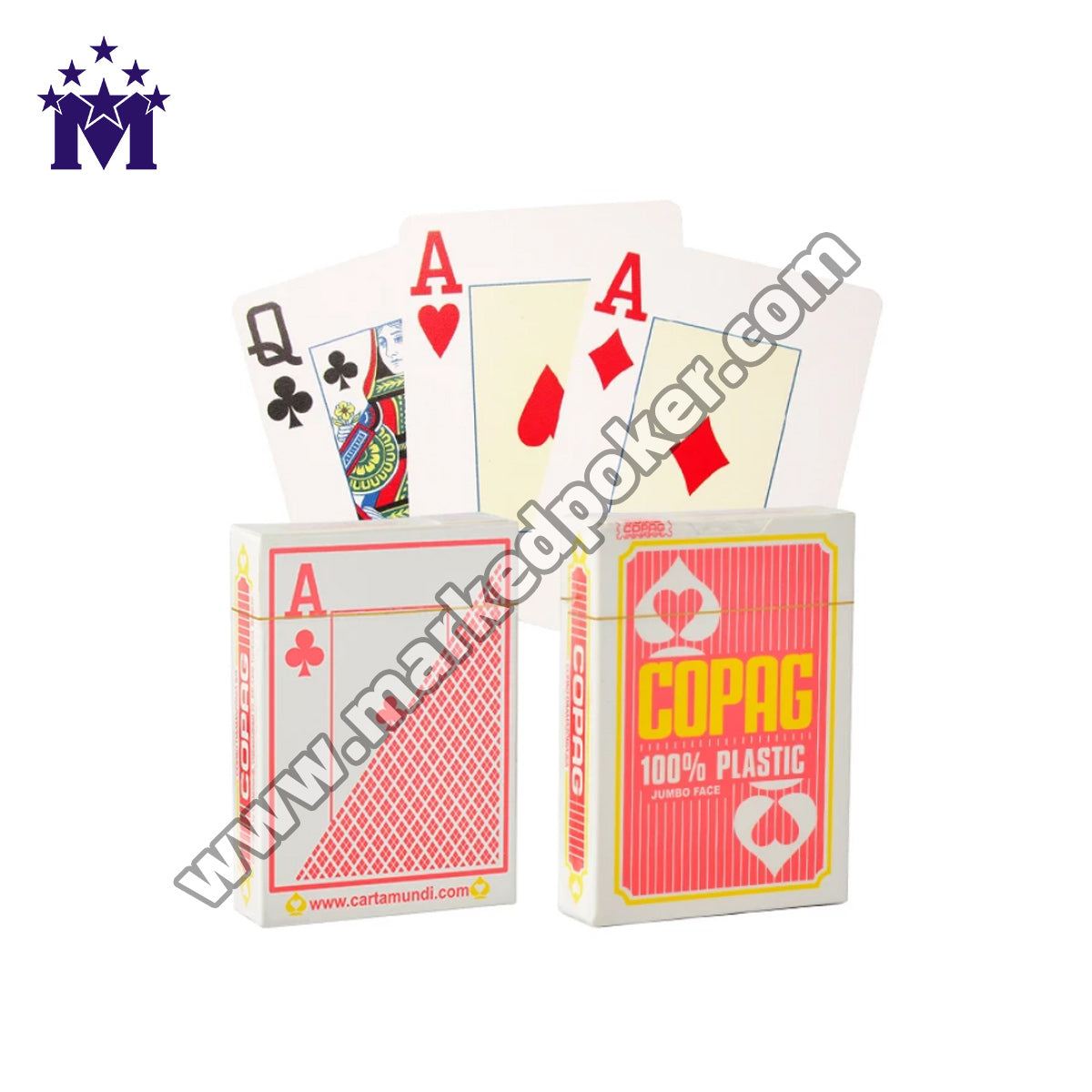 Copag Jumbo Face Barcode Playing Cards For Poker Cheating Analyzer