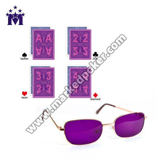 fashionable Invisible Ink Glasses To Read Marked Cards Poker