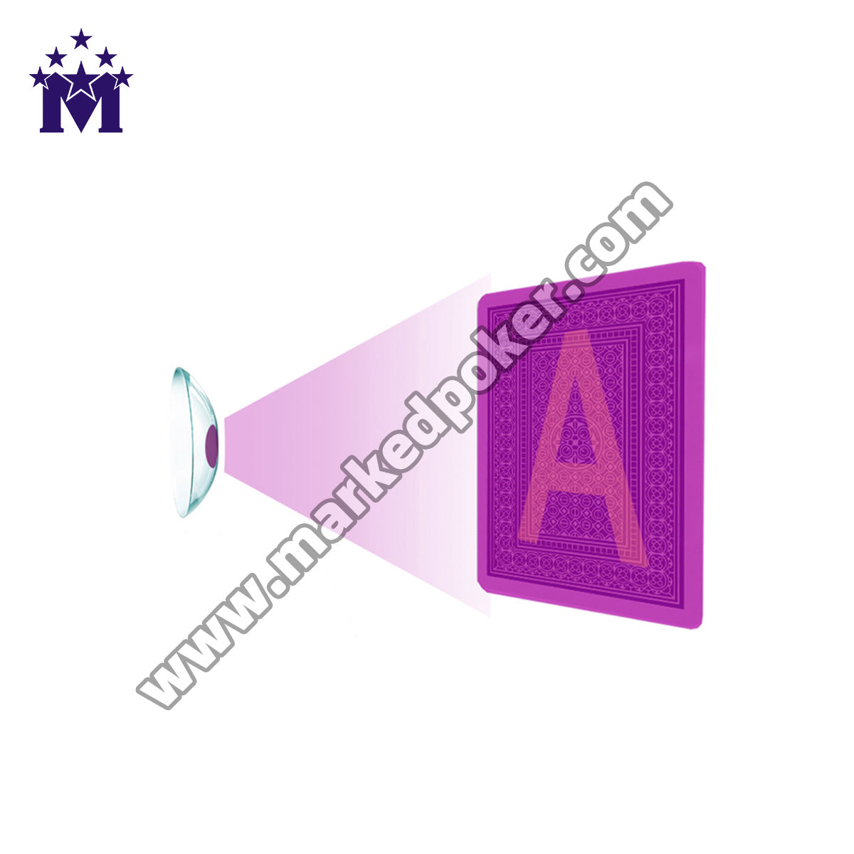 Poker Games Infrared Contact Lenses V23 for Infrared Marked Cards