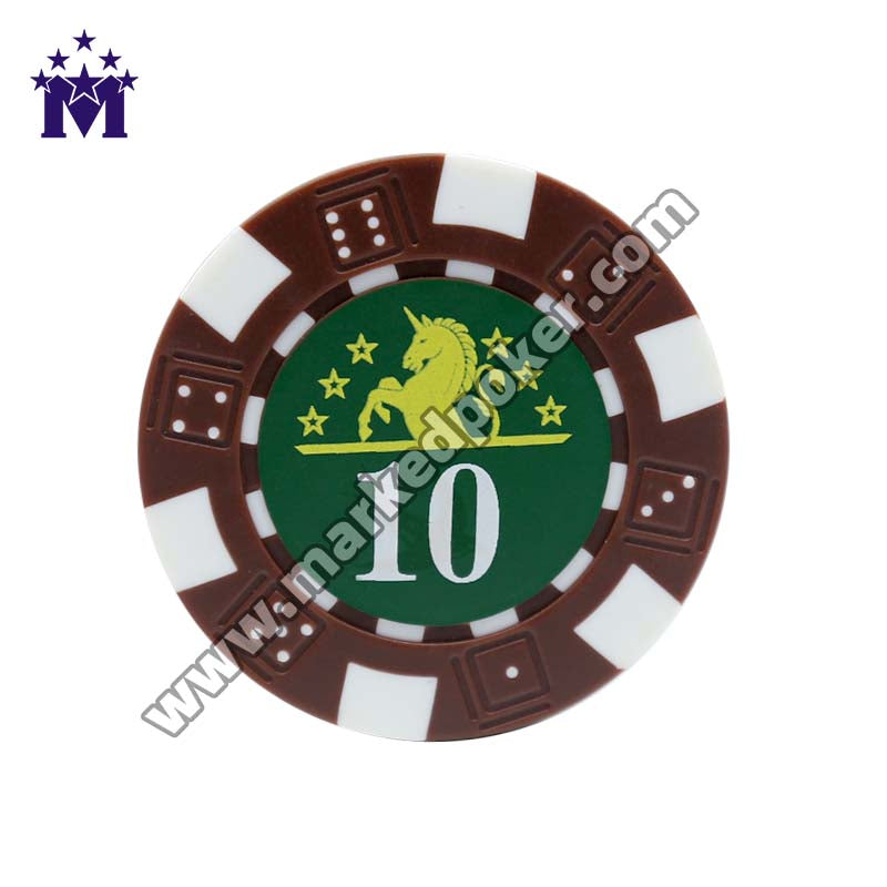 YM-FMGM 760 Pieces Of American ABS Clay Ceramic Poker Chips With Chip Box