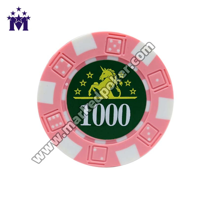 YM-FMGM 760 Pieces Of American ABS Clay Ceramic Poker Chips With Chip Box