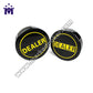 Black And Yellow Double-Sided Engraving Texas Hold'em Poker Table Game Accessories Button