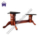 Original Wood Color Solid Wood Design Custom Texas Hold'em 10-Player Entertainment Gaming Table YM-TB02