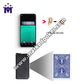 HD Poker Scanner Zipper Wallet Double Lens Camera for Poker analyzer device