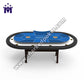 YM-TB01 Upgrade Custom-Made 10-Person Simple Folding Texas Hold'em Entertainment Game Table Design