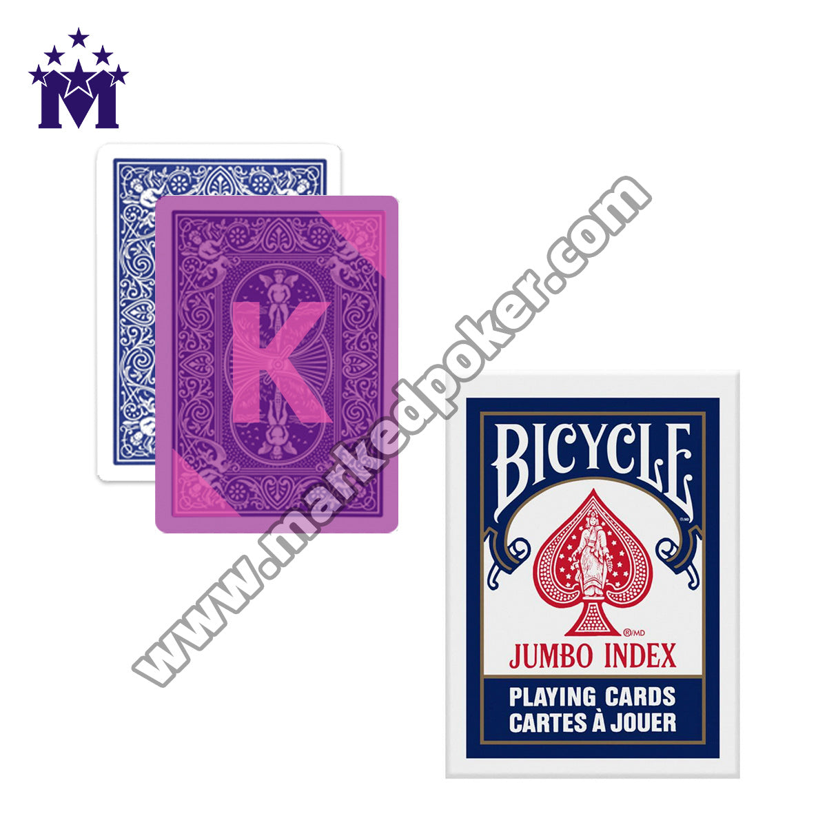 Bicycle Jumbo Index Infrared Marked Playing Cards
