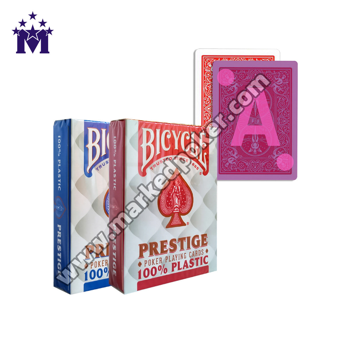 Bicycle Prestige Infrared Invisible Ink Marked Cards