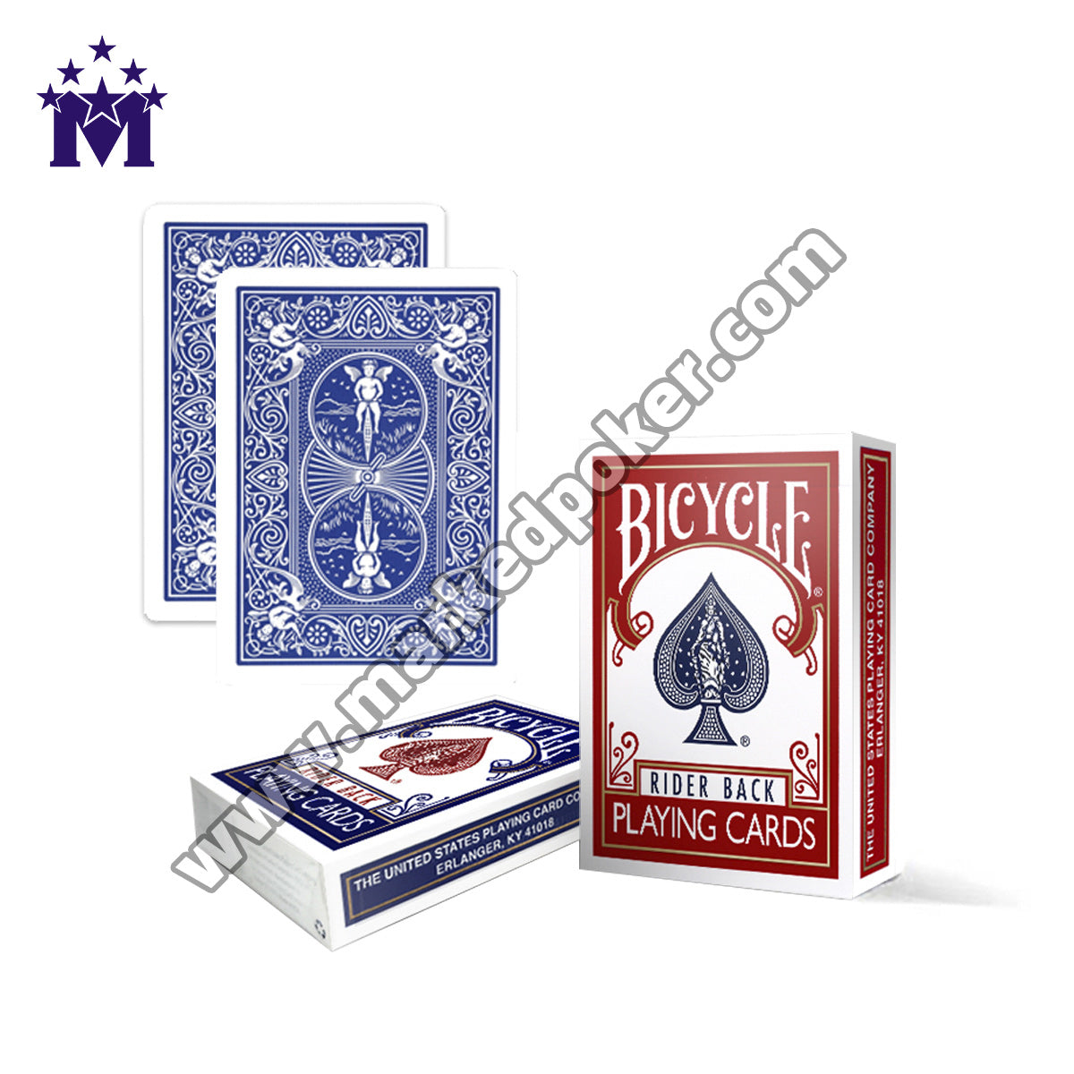 Bicycle Rider Back Barcode Marked Decks Games