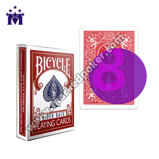 Bicycle Rider Back Infrared Contact Lenses Marked Poker Cards