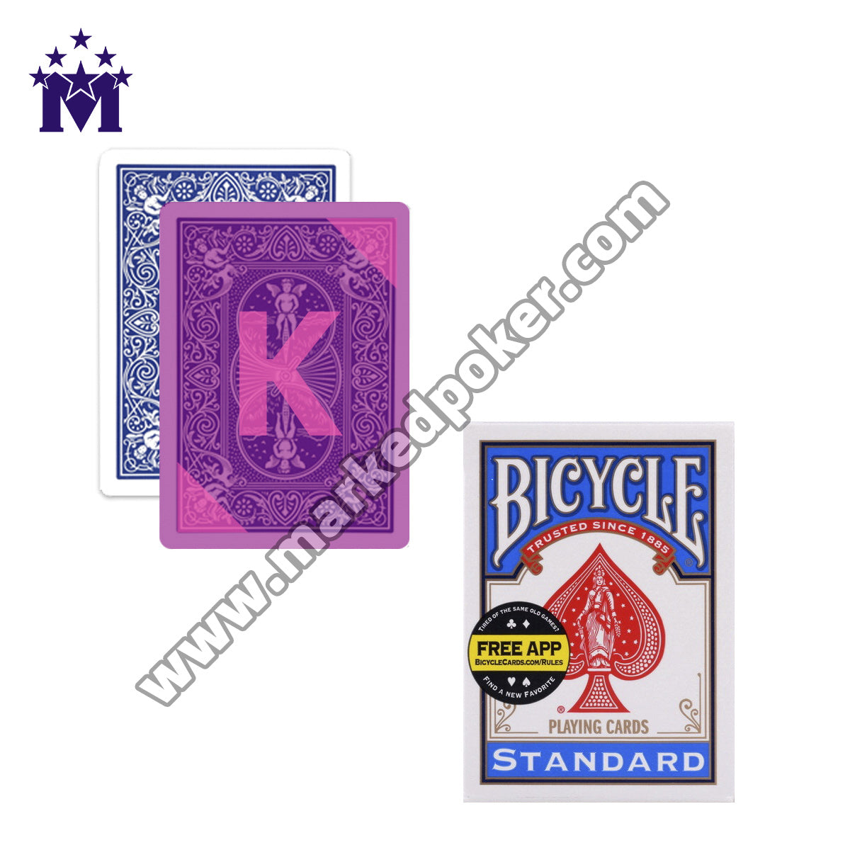 Bicycle Standard Infrared Contact Lenses Marked Cards