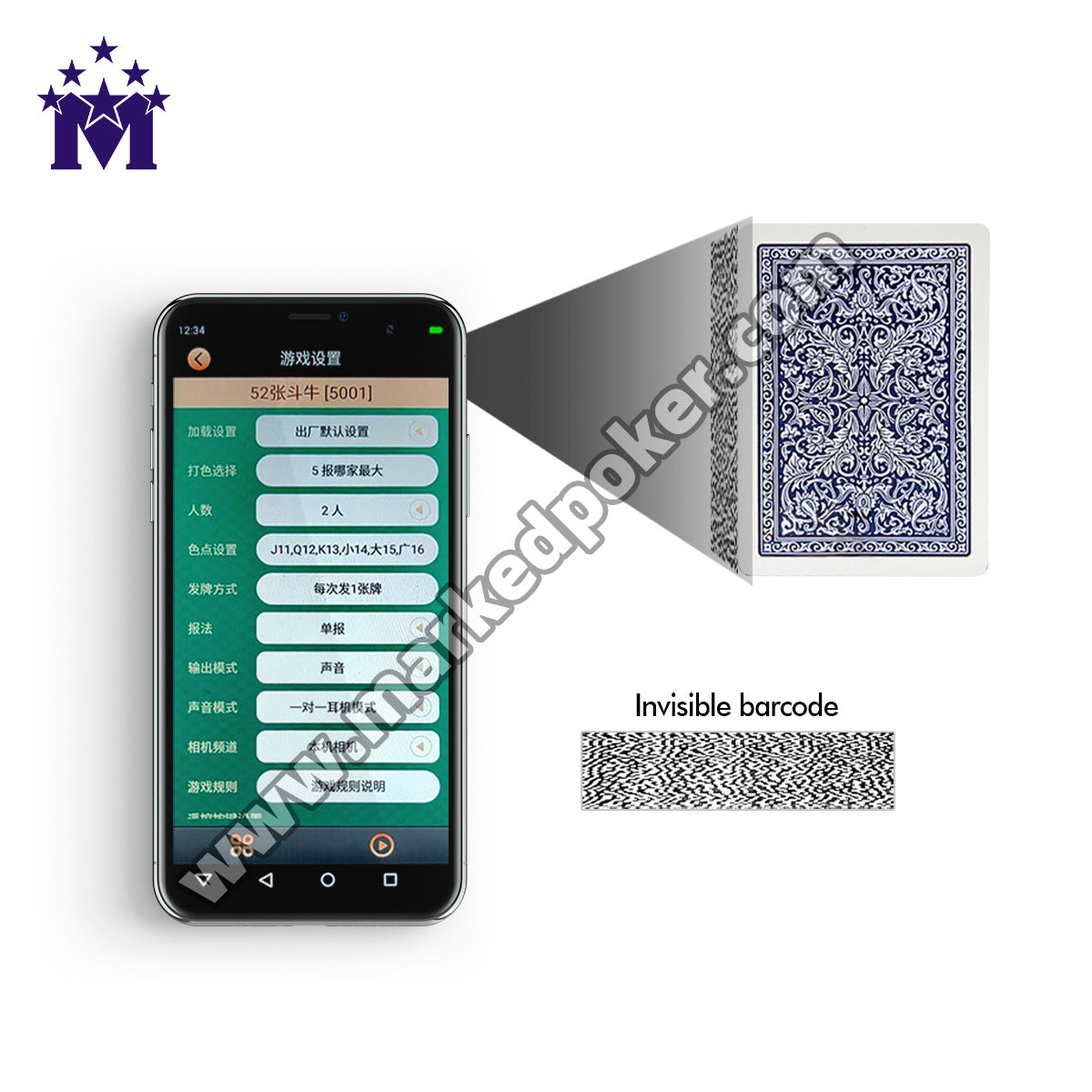 Fournier Jumbo Index Barcode Marked Playing Cards