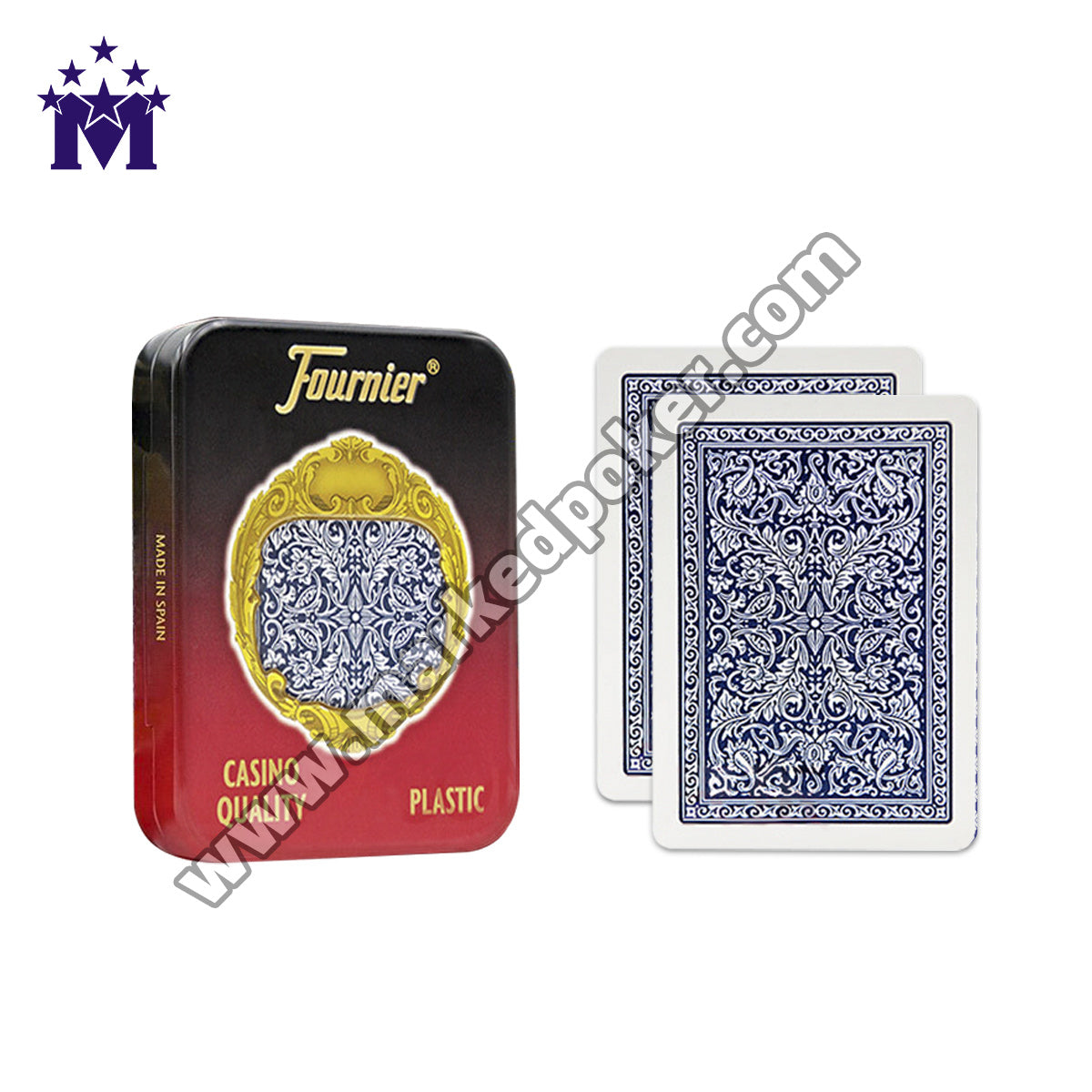 Fournier 2818 Playing Cards 2 Jumbo Index Blue Fournier 2818 Playing Cards 2 Jumbo Index Blue