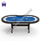 YM-TB01 Upgrade Custom-Made 10-Person Simple Folding Texas Hold'em Entertainment Game Table Design